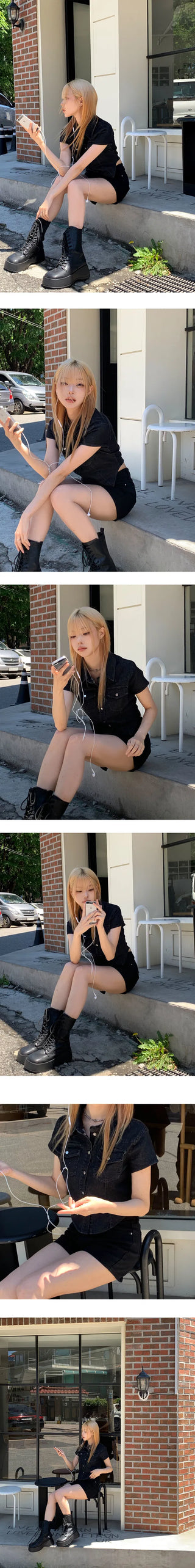 High-waist shorts - 2 colors