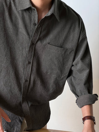 Thor Crack Pigment Oversized Shirt