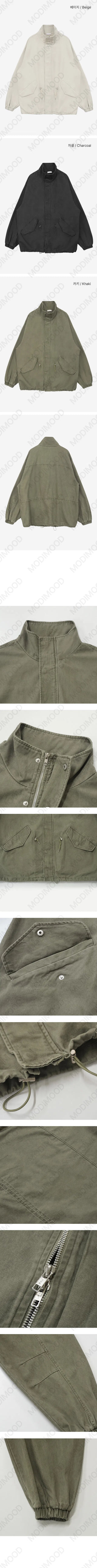 Finny High Neck Half Jacket - 3 Colors