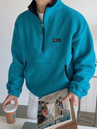 Est.  Block Fleece Half-Zip