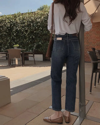(basic/long) Land Dark Denim Pants