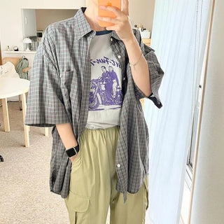 Bold check shirt