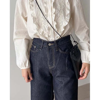 dail deep denim pants