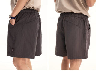 [Monterest] Textured Nylon Drawstring Shorts