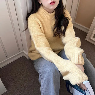 Colored wool knit