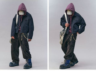 [Monterest] Washed Distressed Work Jacket