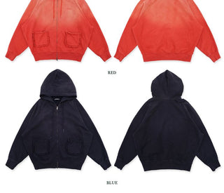 [Moromoro2] Combed Cotton Lace Hoodie &  Sweatpants