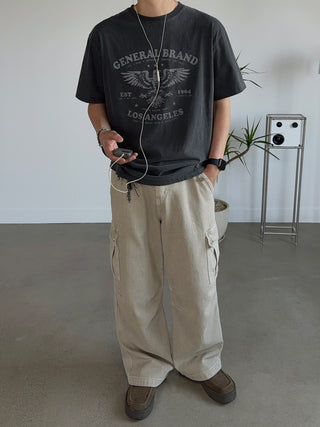 GENERAL Eagle Pigment  T-shirt