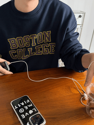 Boston College Semi-Crop Sweatshirt