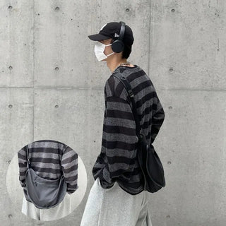 Nylon round cross bag
