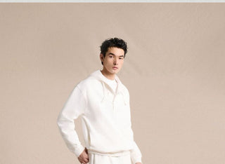 [CULTUM] Heavyweight Cotton Half-Zip Hoodie