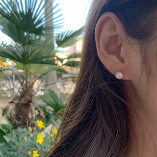 Sparkling accent earrings
