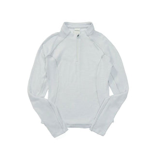 [Monterest] Fleece-Lined Half-Zip Long Sleeve Tee