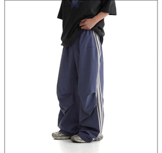 [MASONPRINCE] Side Stripe Parachute Pants