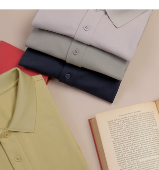 [CULTUM] Solid Color Polo Shirt