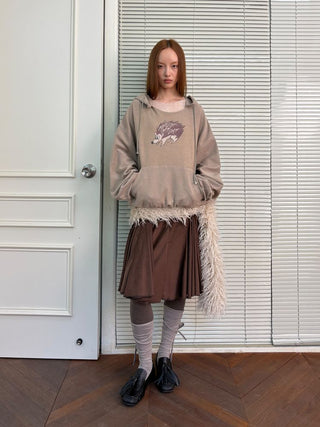 [NeverSeez] Printed Graphic Hoodie