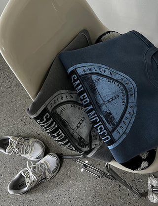 San Francisco Circle Pig Sweatshirt (high Q)