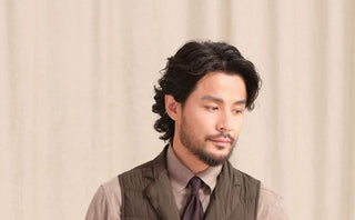 [CULTUM] Tailored Down Vest with Notch Lapel