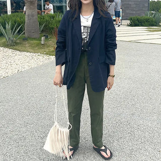 Basic linen jacket