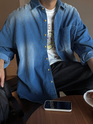 Lisbon Corduroy Washed Outshirt