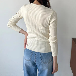 Ribbed cardigan