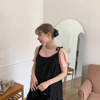 Ribbon Mini Can-Can Dress