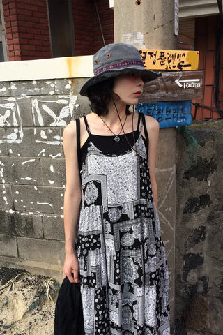 Long camisole dress