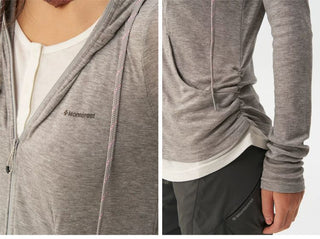 [Monterest] Lyocell Wool Blend Layered Hooded Knit Jacket