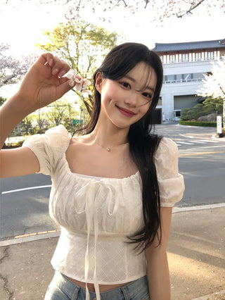 Punched Ribbon Blouse