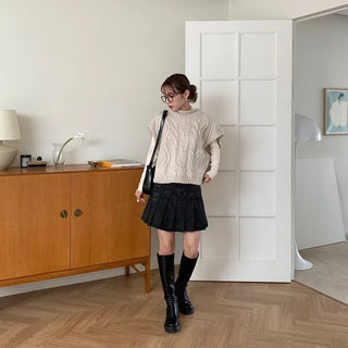 Suede shoulder bag