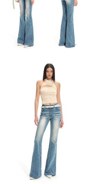 [NOTAWEAR] Lyocell Wool Blend Halter Neck Tank  Top