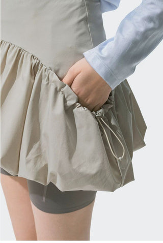 [Monterest] Reflective Print Bubble Sports Skirt