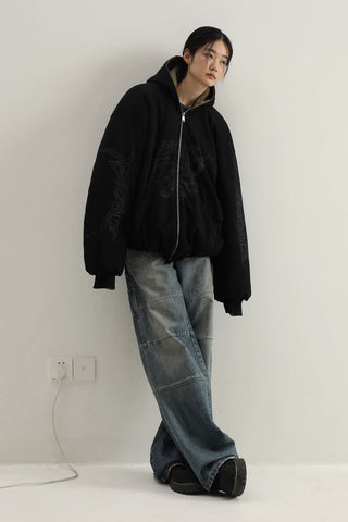 MASONPRINCE Reversible Printed Hood Jacket