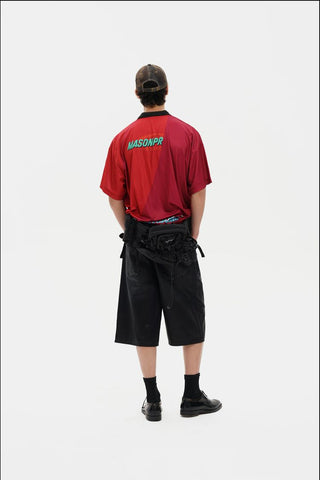 [MASONPRINCE] Quick-Dry Layered Badge Sport Jersey