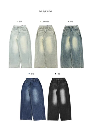 Planner Summer Version Feeling Faded Side Pintuck Summer Wide Pants - 5 Colors