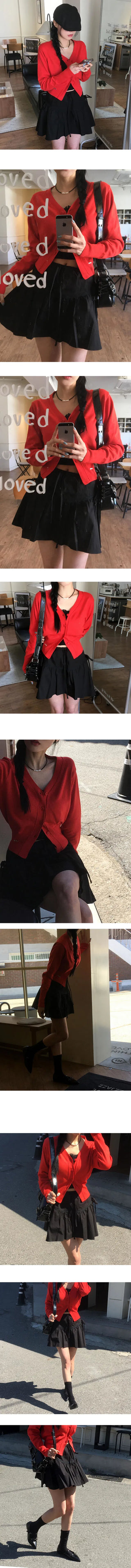 Slim Fit Daily V V-Neck Cardigan - 4 Colors