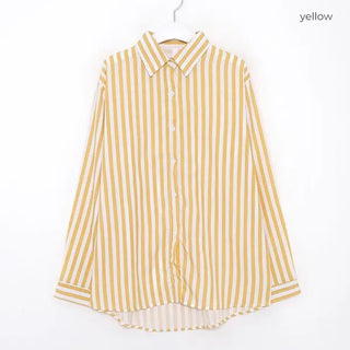 Oversized striped shirt