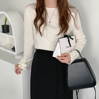 Round Long-Sleeve T-Shirt