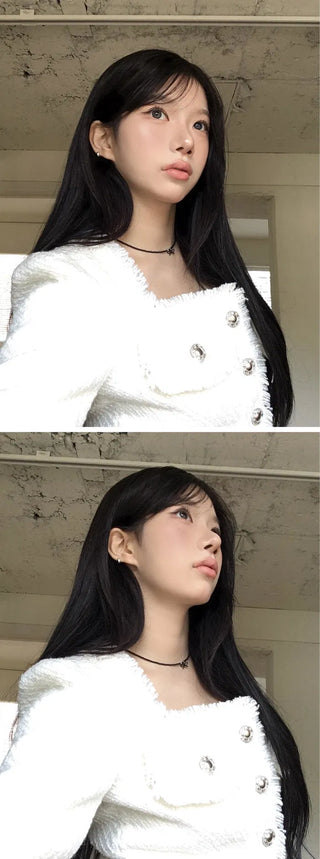 *Caution against copy products MADE Line Tweed Coat Jacket - 2 colors