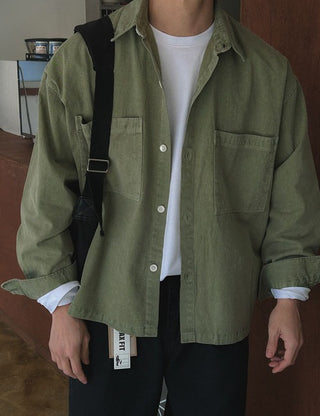 Pigment Thin Shirt Jacket (3 colors)