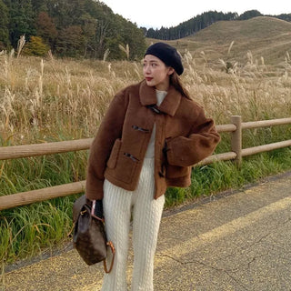 Duffle Cropped Mustang Coat