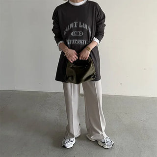 Lettering Washed T-Shirt