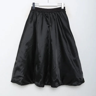 Quilted long skirt
