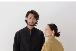 [CULTUM] Cotton Stand Collar Shirt/Shorts