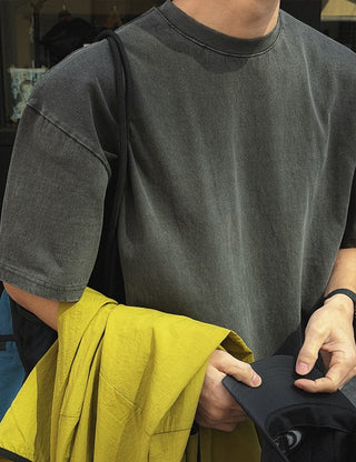 [Short Sleeve] 10-Count Pigment Sturdy T-Shirt (5 colors, FREE~XL)