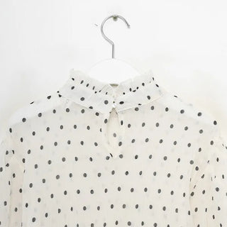 Polka dot blouse