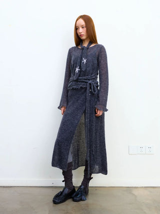 [NeverSeez] Mohair Blend Knit Set