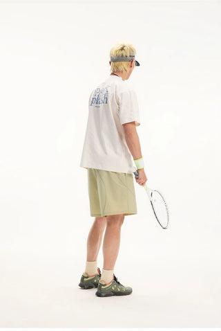 [Monterest] Water Repellent Contrast Stitch Shorts