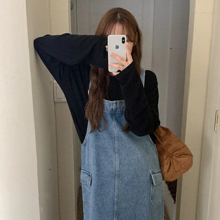 Loose long-sleeved T-shirt