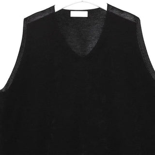 Linen knit vest